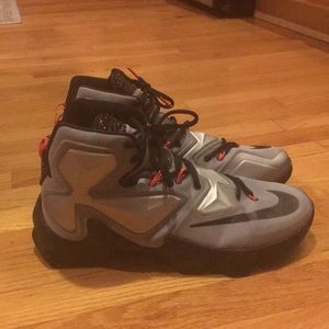 Nike lebron 13 rubber city lava